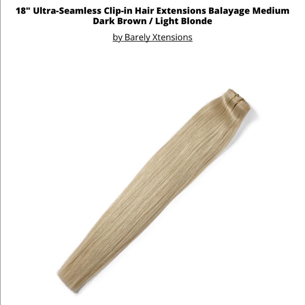 Seamless Clip-in Hair Extensions
